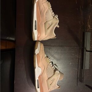 Jordan Women's Shoes in Beige and Pink